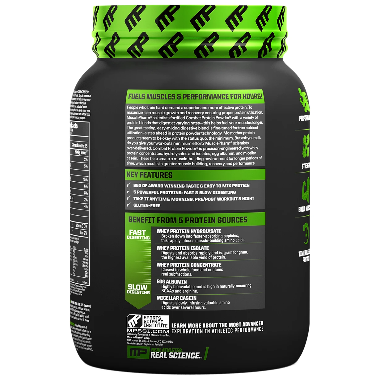 Combat Protein Powder Sport Series Informed Choice